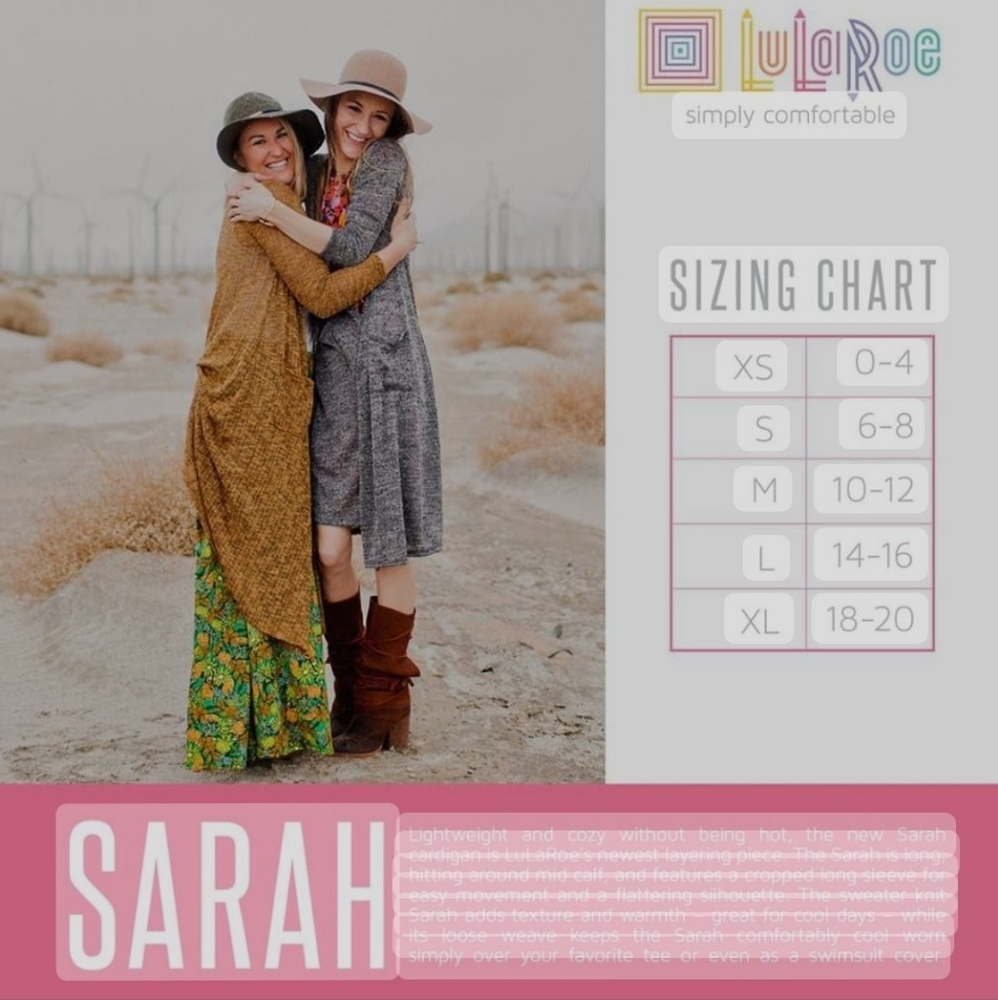 Lularoe Sarah Size S NWT